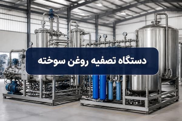 دستگاه تصفیه روغن سوخته صنعتی دستگاه تصفیه روغن سوخته صنعتی