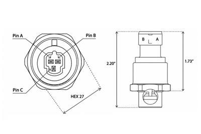 خرید سنسور فشار Danfoss از  AKO Control