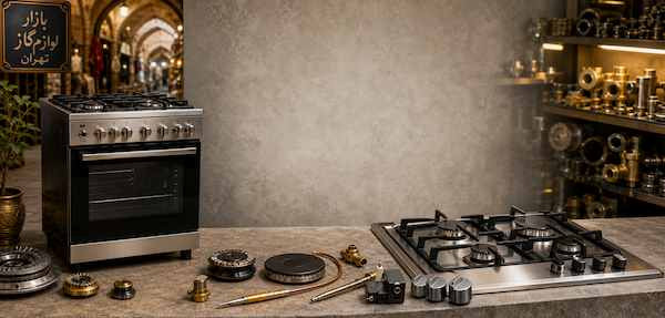 اجاق گاز رومیزی شیشه ای یا استیل